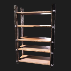 Industrial Metal Bookshelf