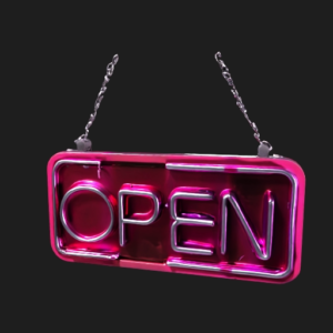 Vintage Neon Open Sign