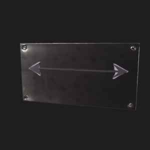 Modern Minimalist Directional Sign